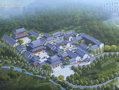 仿古建筑裝修彩繪工藝創(chuàng)新，傳統(tǒng)色彩與現(xiàn)代繪畫技法融合，營造獨特氛圍
