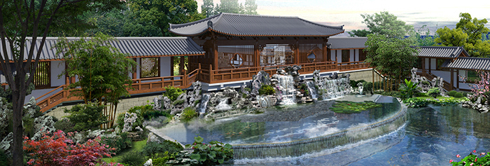 定制你的理想寺院——專業設計效果圖服務